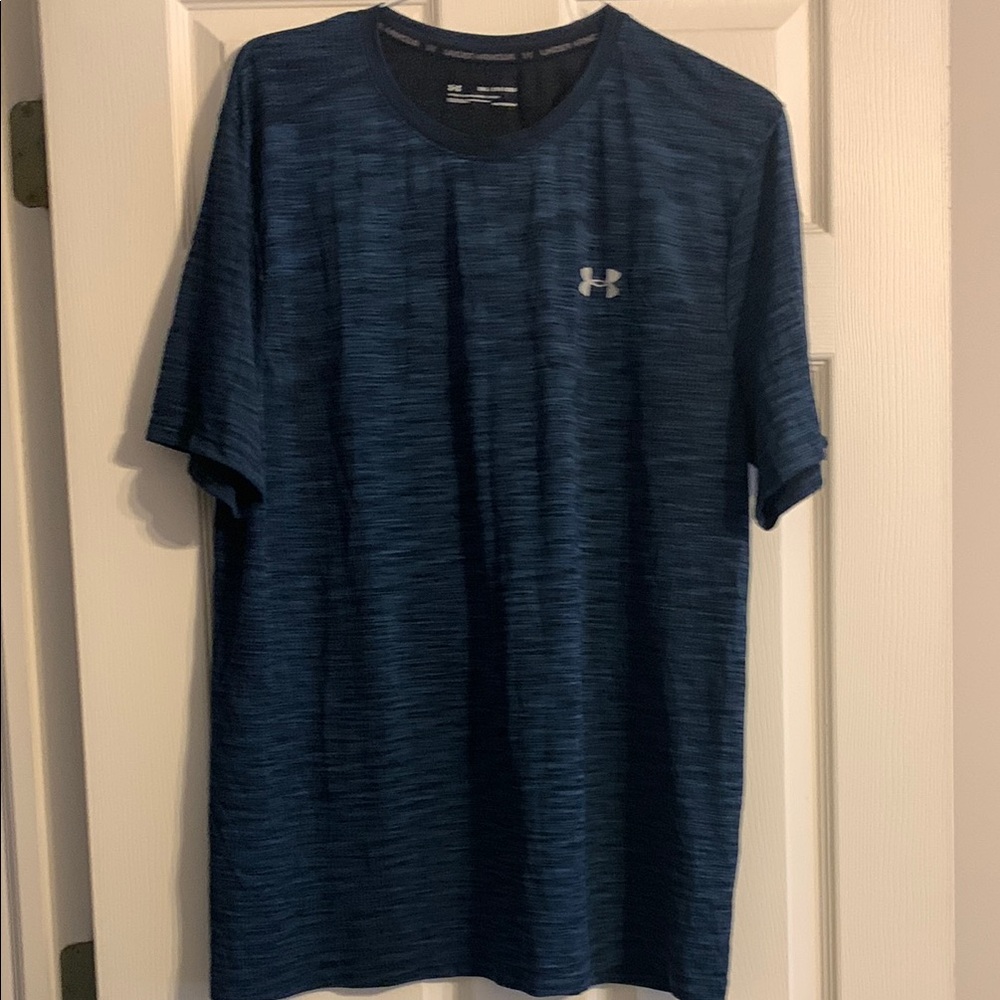 Under Armour Blue Short Sleeve Tee Athletic Comfort